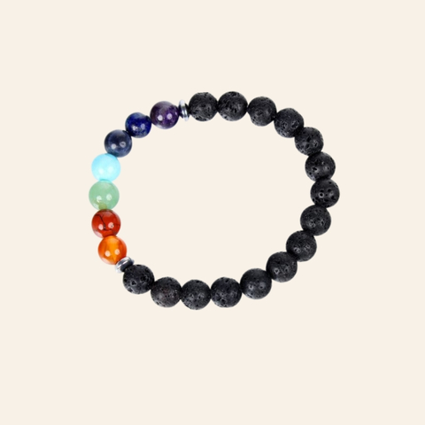 Chakra 7 with Lava Bracelet + 5 Mukhi Rudraksha Free - Image 3