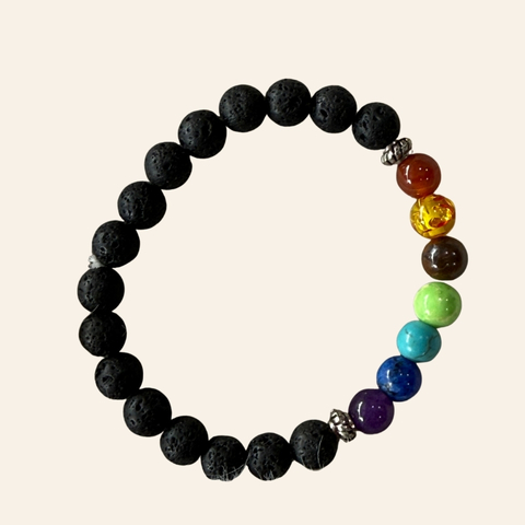 Chakra 7 with Lava Bracelet + 5 Mukhi Rudraksha Free - Image 4